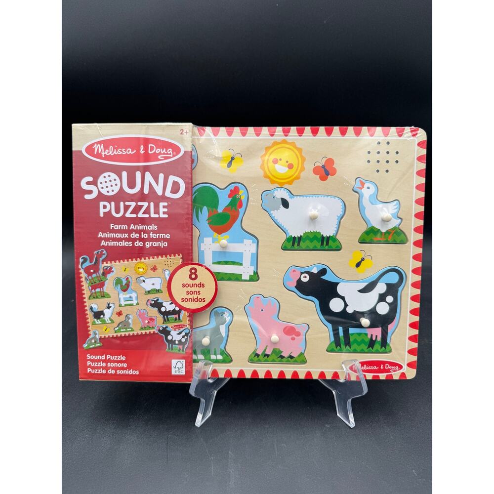 Melissa and Doug Farm Animals Sound Puzzle NIB